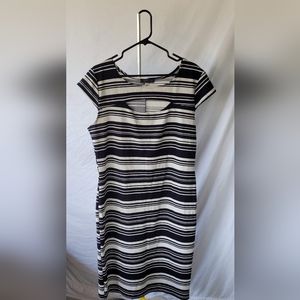 Anerican city wear black & white sleeveless dress size 2x